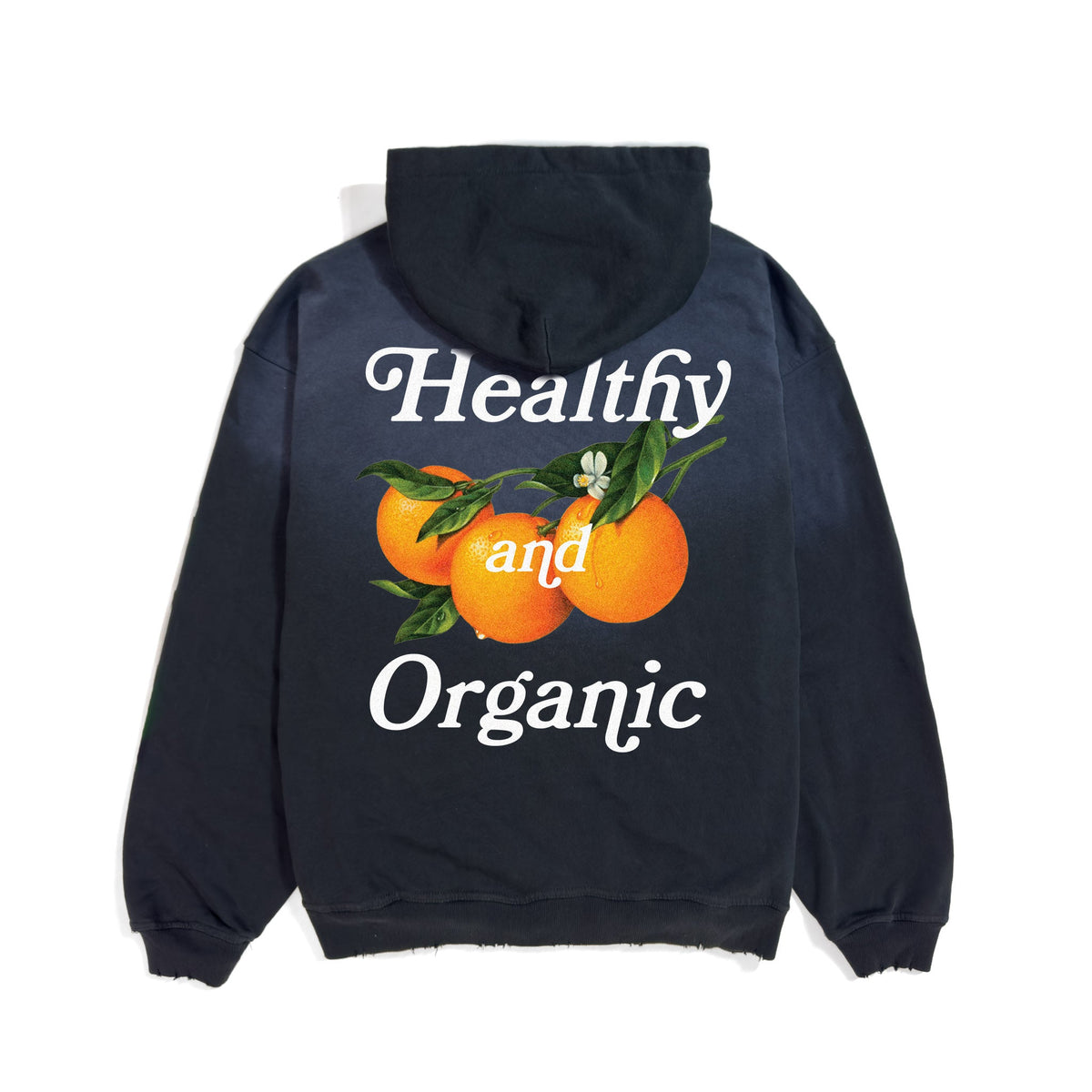 HEALTHY & ORGANIC PUFF ZIP HOODIE – Midnight Organic