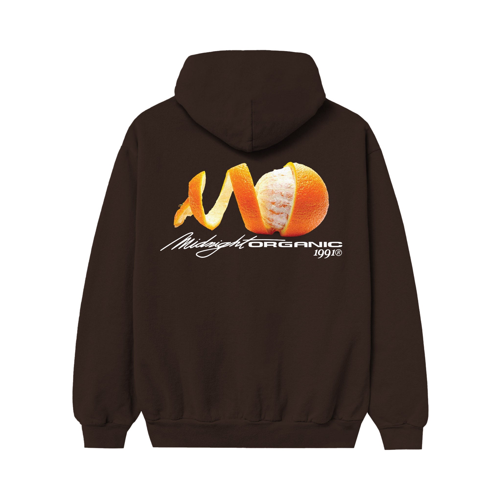 【HI FI FNK】Vet Pigment Sweatshirt ORANGE TWIST HOODIE – Midnight Organic