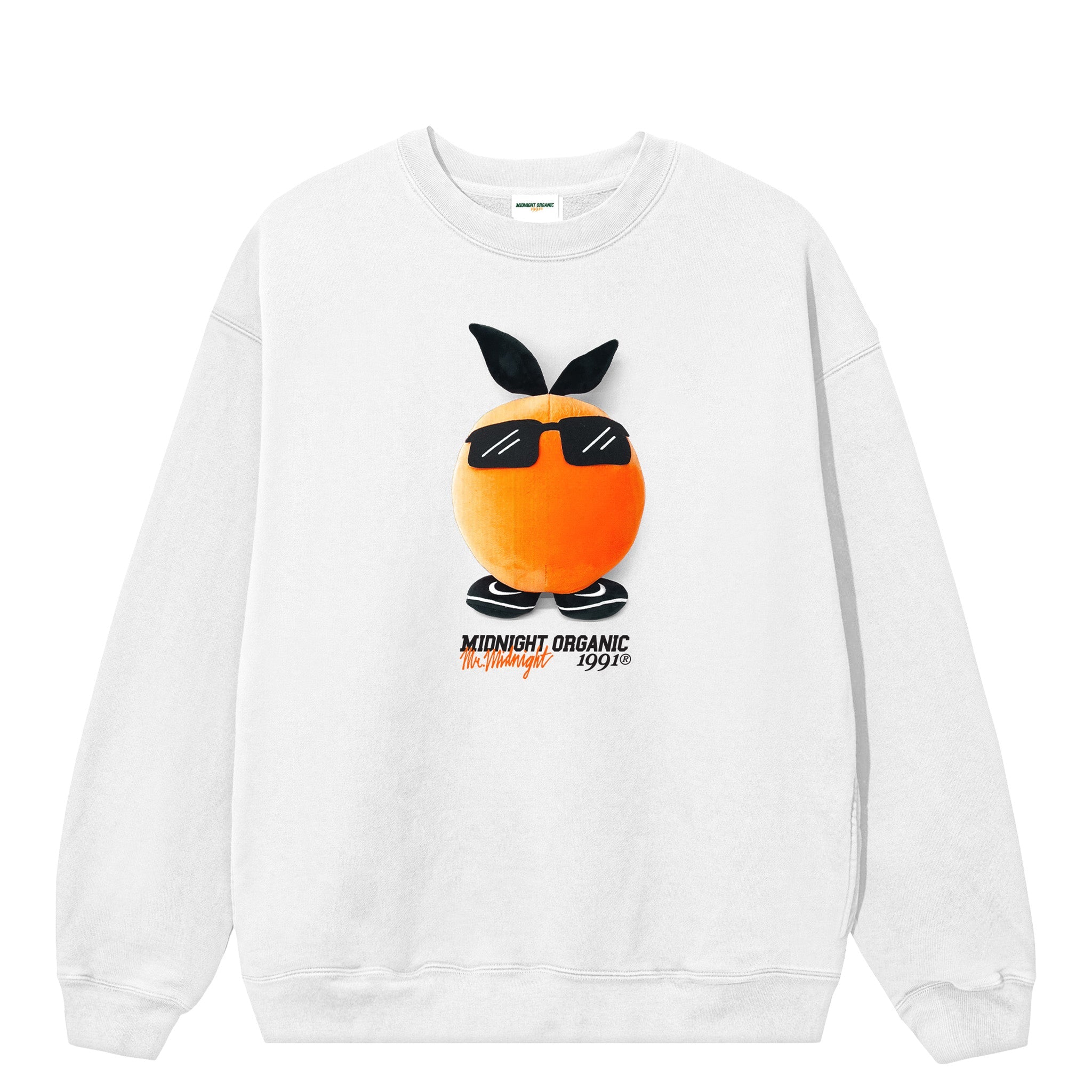 MR MIDNIGHT PLUSH CREWNECK